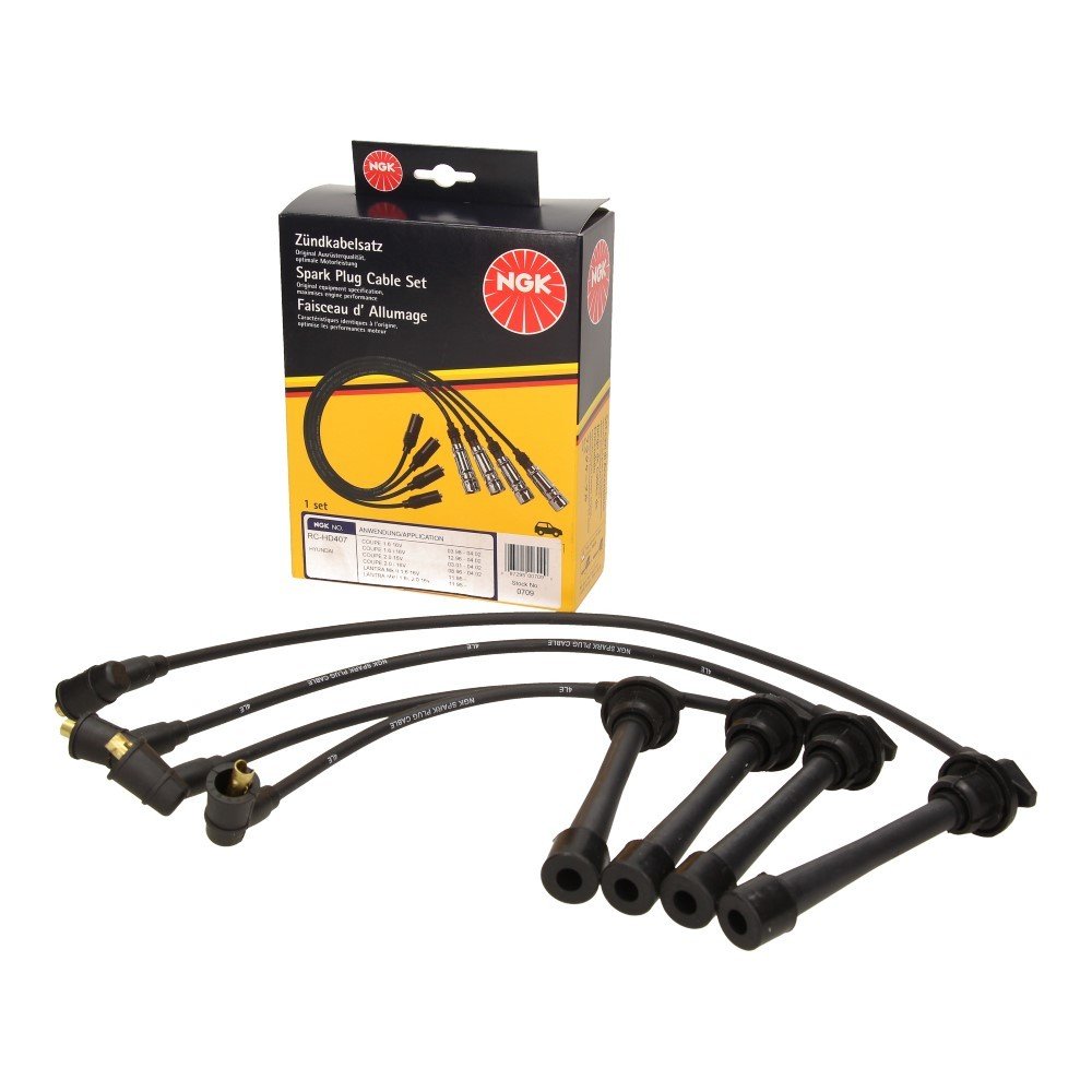 0709 - WIRES IGNITION CABLES NGK HYUNDAI TUCSON (JM)