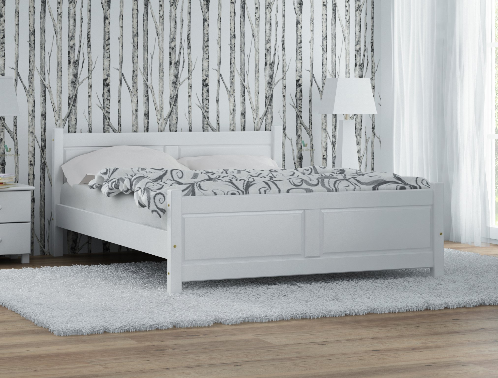 кровать mara 180x200, белый
