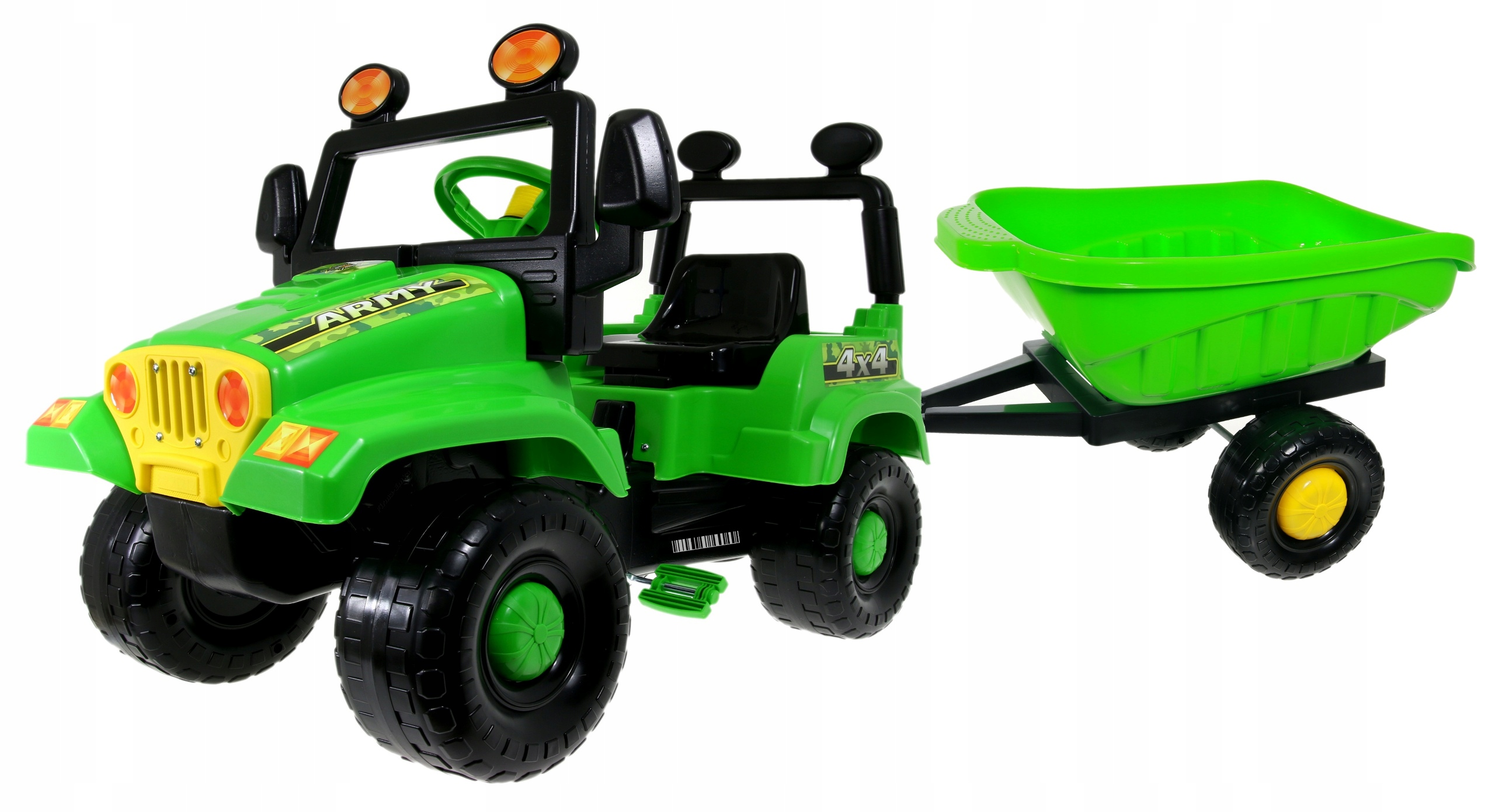 

Polski Pojazd AutOJEEP Na Pedały Przyczepka