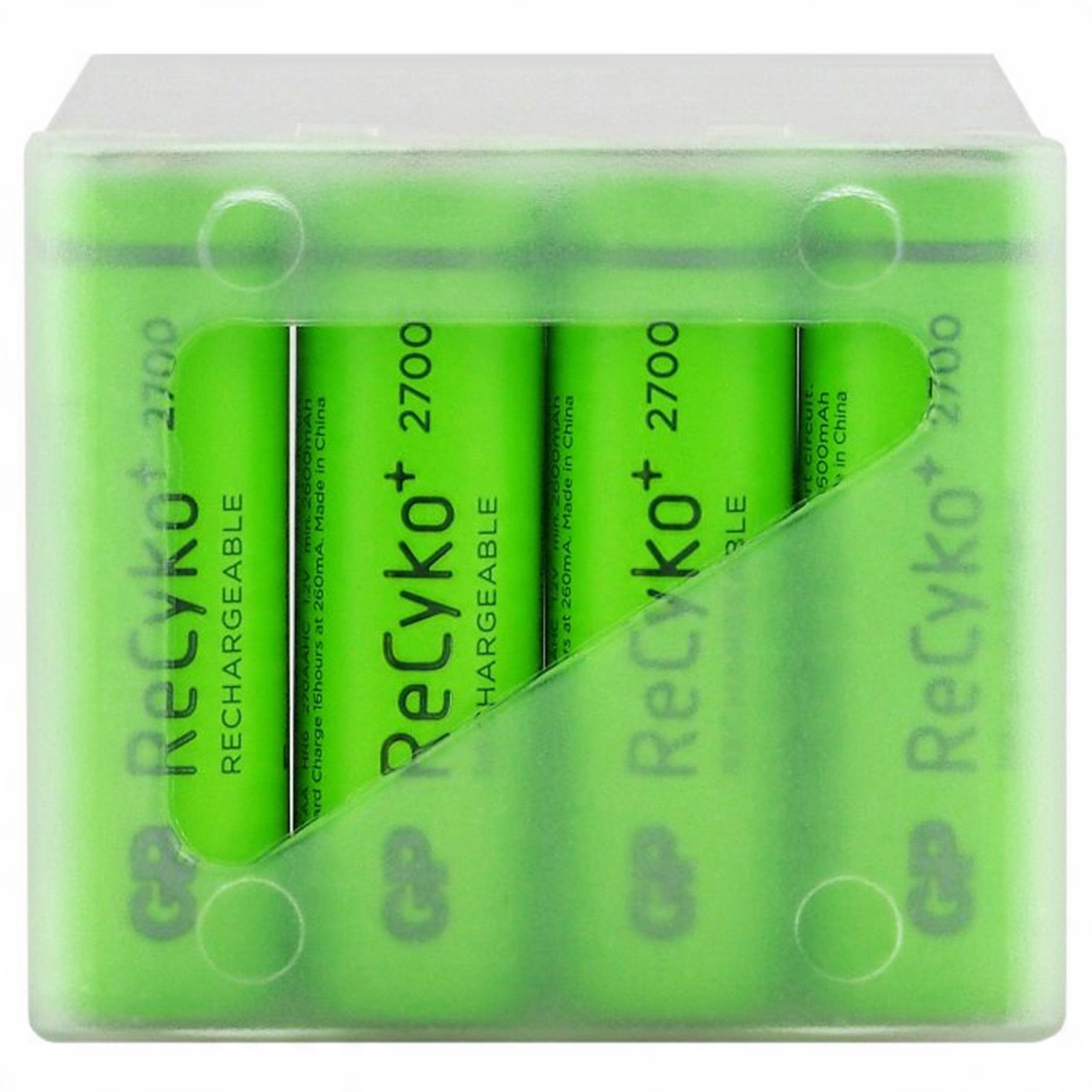 

4x Akumulatorki baterie Gp R6 Aa 2700mAh etui box