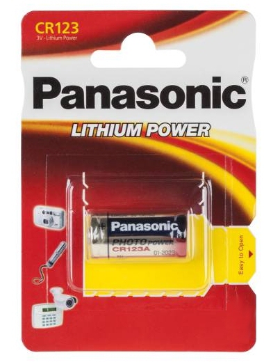 

Panasonic CR123 Bateria litowa Lithium 3V 2026r.