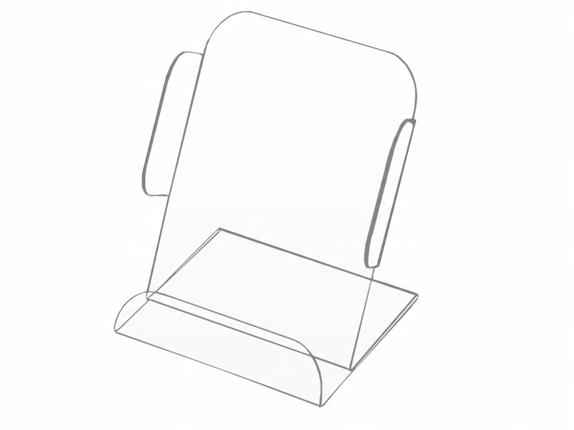 

Stojak Podajnik Kieszeń Ulotki Foldery Plexi A5