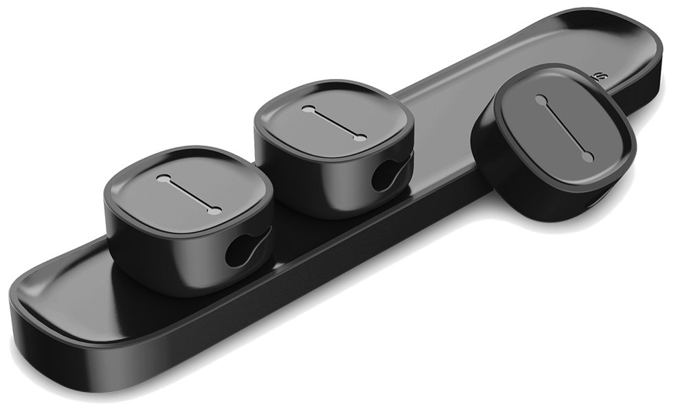 BASEUS ORGANIZER DO KABLI PROWADNICA MAGNETYCZNY UCHWYT KLIPS NA BIURKO Marka Baseus