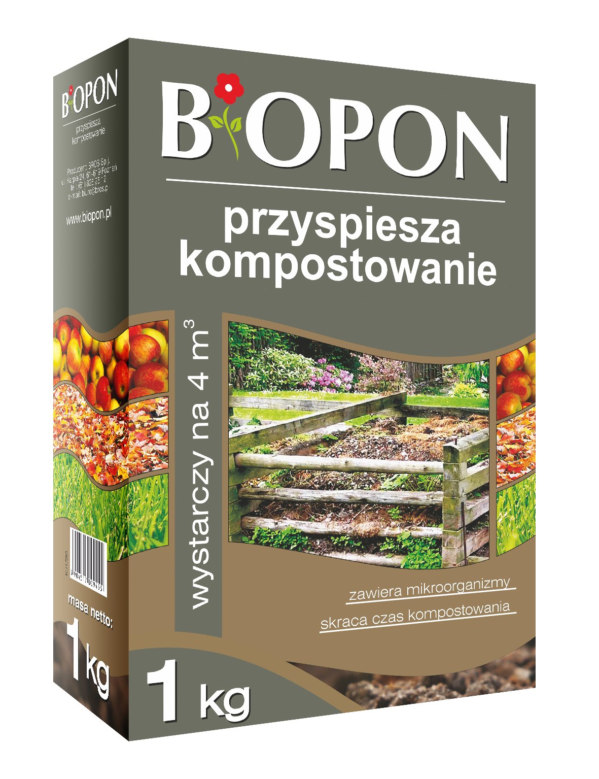 

Komposter Biopon przyspiesza kompostowanie 1kg