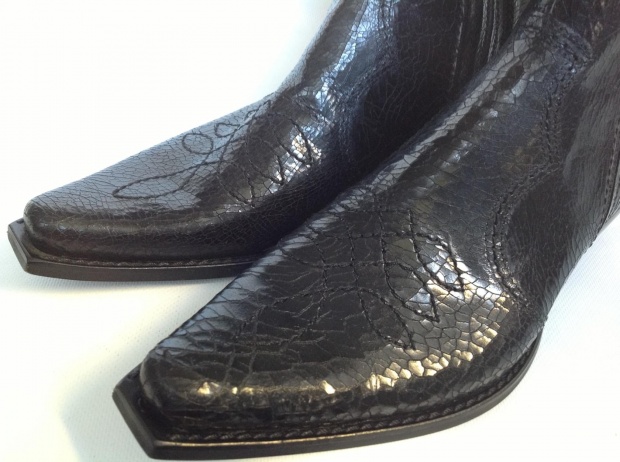 Wall Street kowbojki skóra naturalna R.41 czarne Kod producenta 123