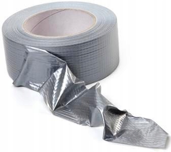 

38mm/50y Taśma Naprawcza Szara Zbrojona Klejąca