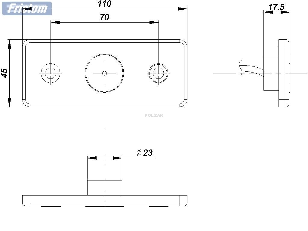 Lampa Lampka obrysowa Obrysówka MERCEDES SPRINTER Rodzaj lampy uniwersalna