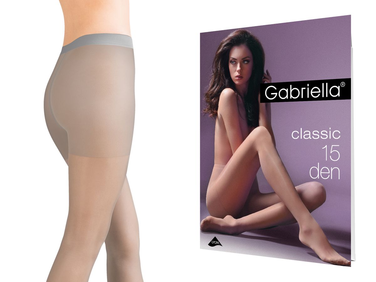 

Rajstopy Gabriella Classic 15 den Grigio 3