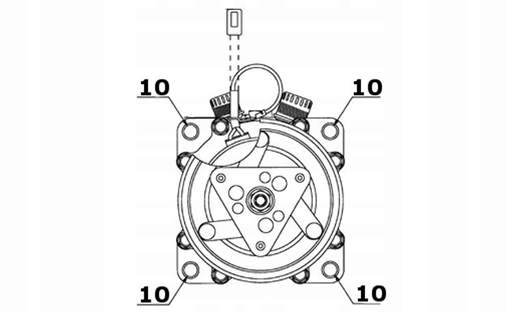 Sprezarka klimatyzacji Deutz Agrostar JCB Fastrac Machine brand Deutz Fahr JCB