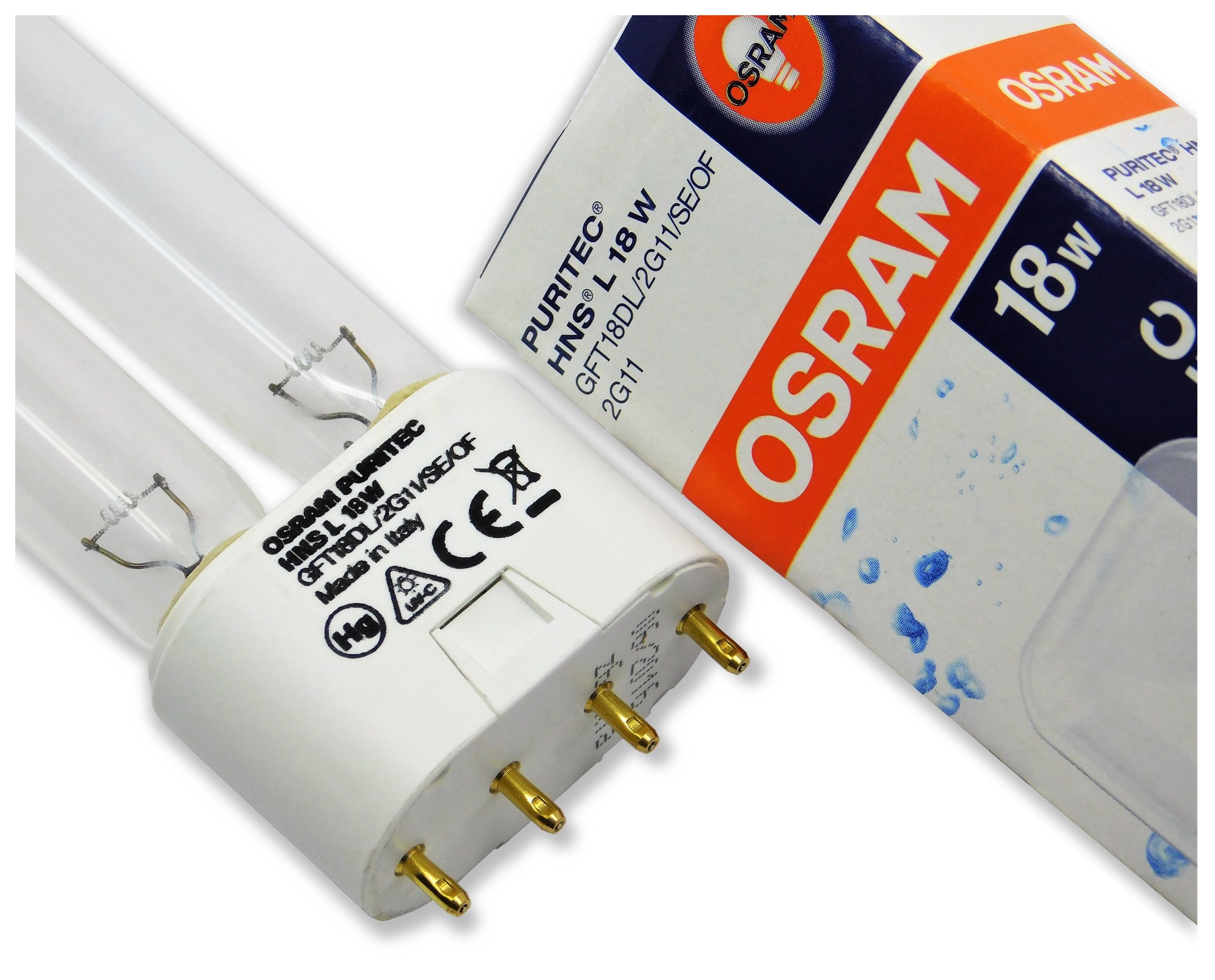 

Żarnik świetlówka Uv-c Hns 18W Puritec Osram 2G11