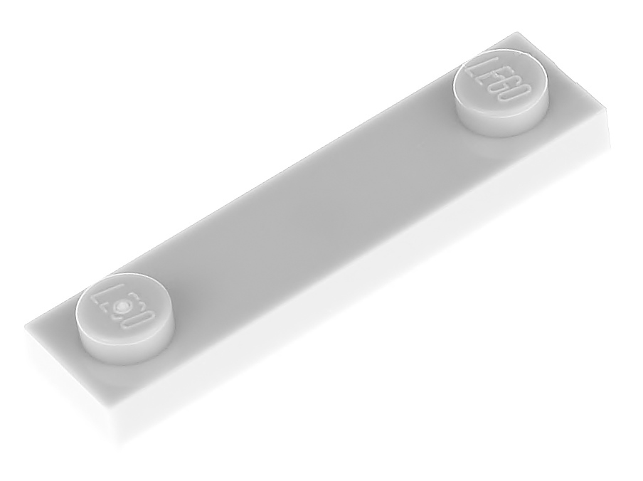 

Lego Płytka mod. 1x4 92593 szara jasna