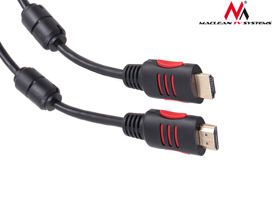 Kabel HDMI przewód GOLD ULTRA Full HD v1.4 3D 5m Waga (z opakowaniem) 0.284 kg