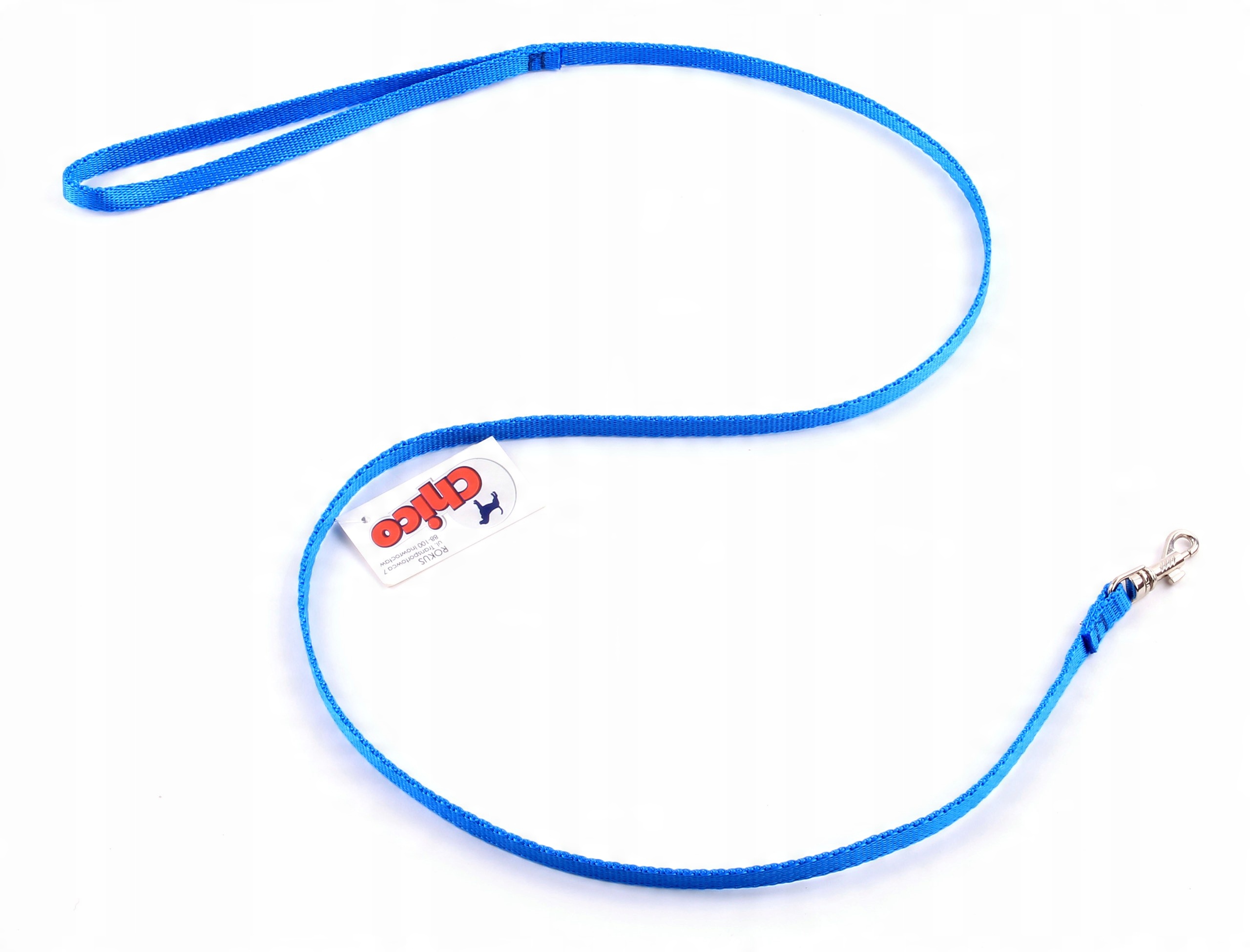 

Smycz dla psa Taśma mocna 13mm 115cm Niebieska