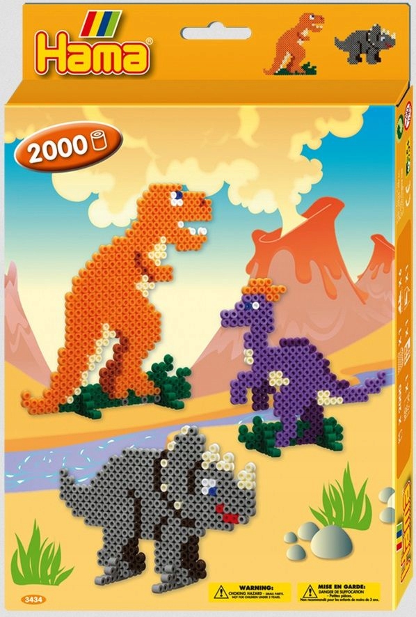 

3434 Koraliki Hama MIDI Dinozaury