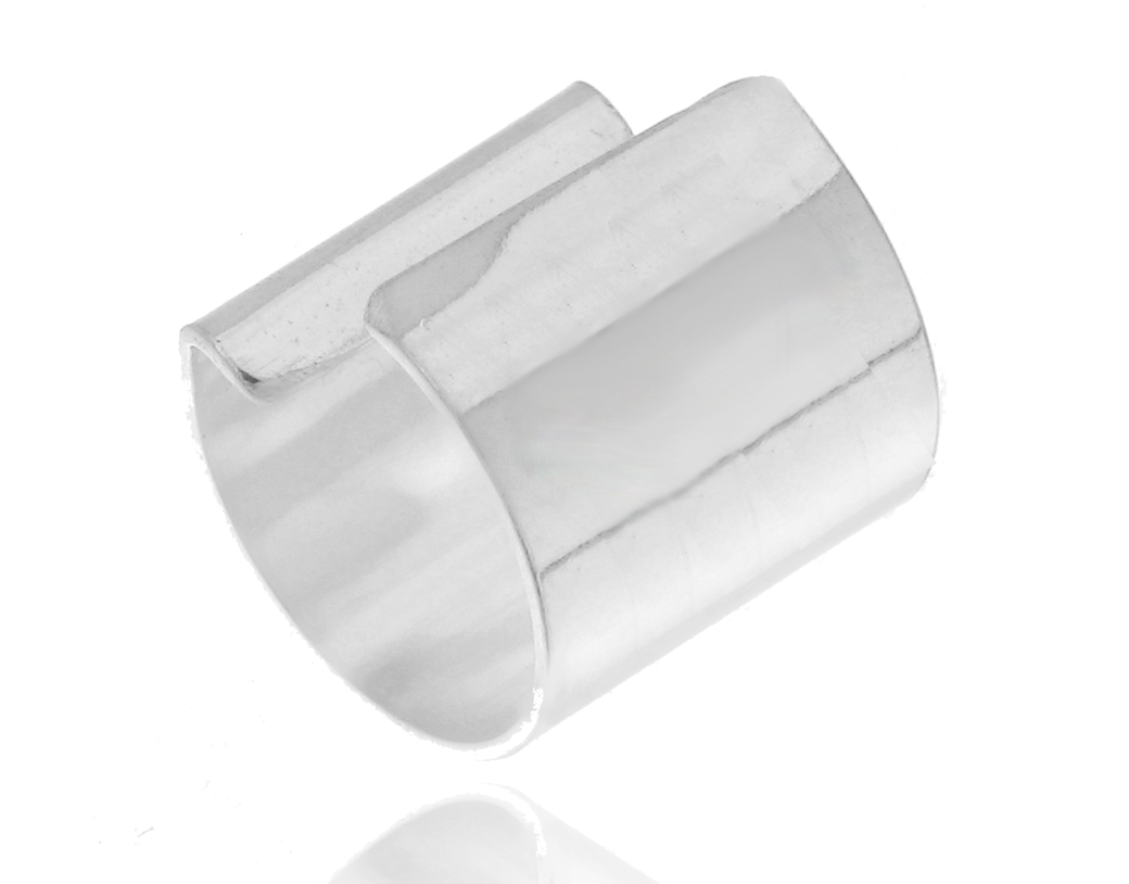 

Srebrna Nausznica Gładka Zaciskowa 10mm 925