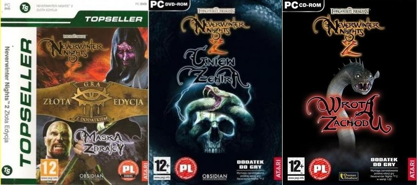 

Neverwinter Nights 2 3 Dodatki Komplet Pl Nowa