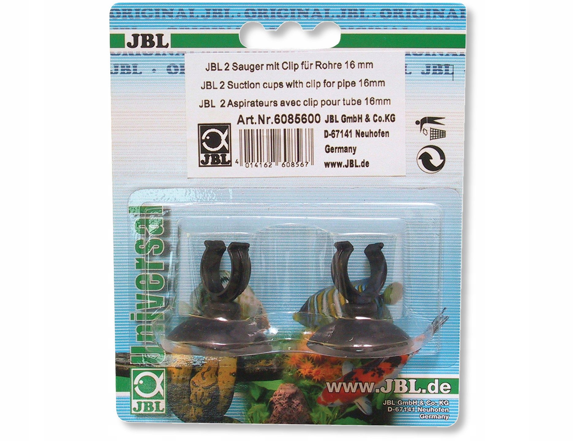 

Jbl Przyssawki z uchwytami 16mm 2szt.