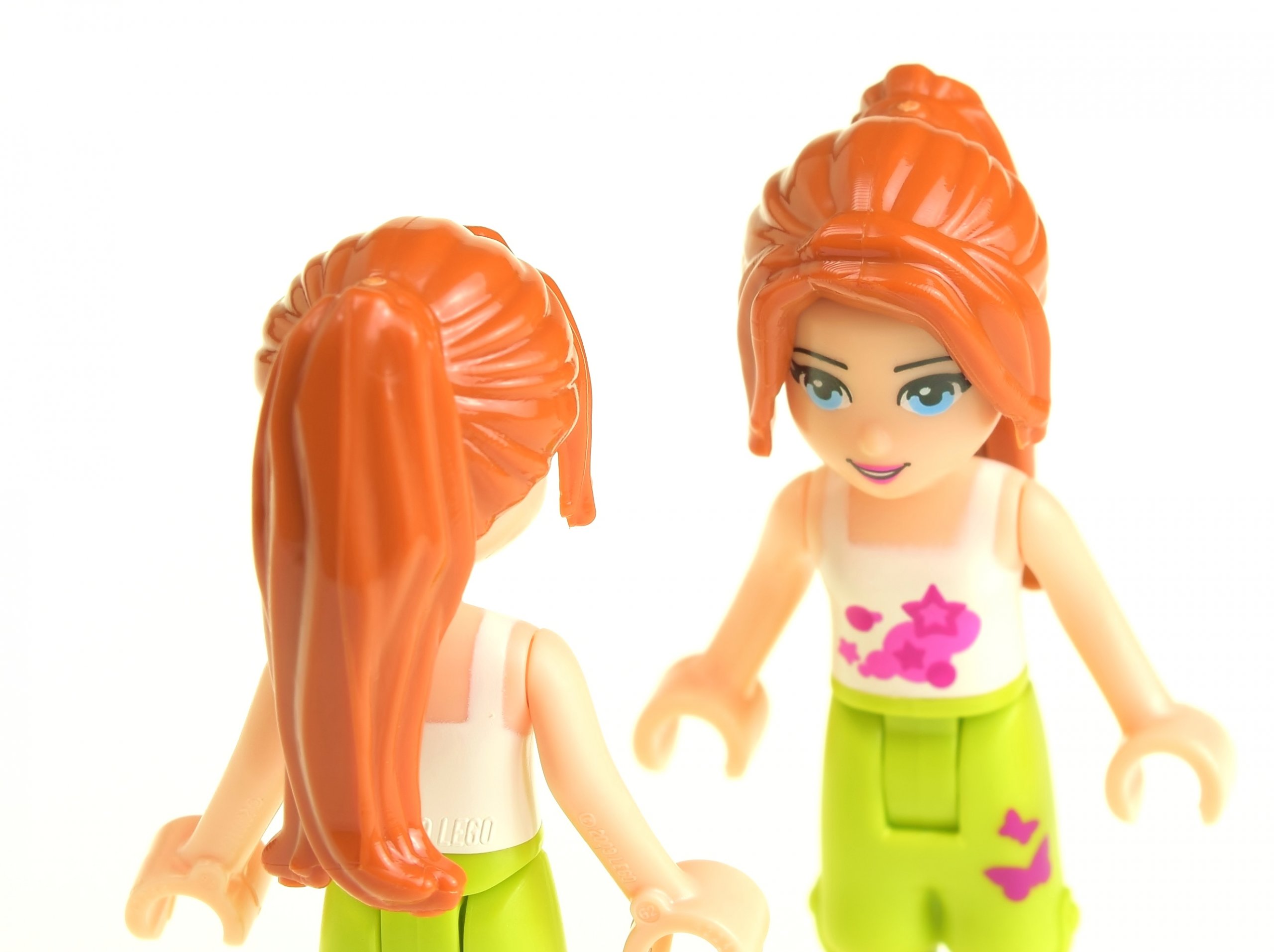 

Lego Włosy damskie 62696 pomarańczowe ciemne