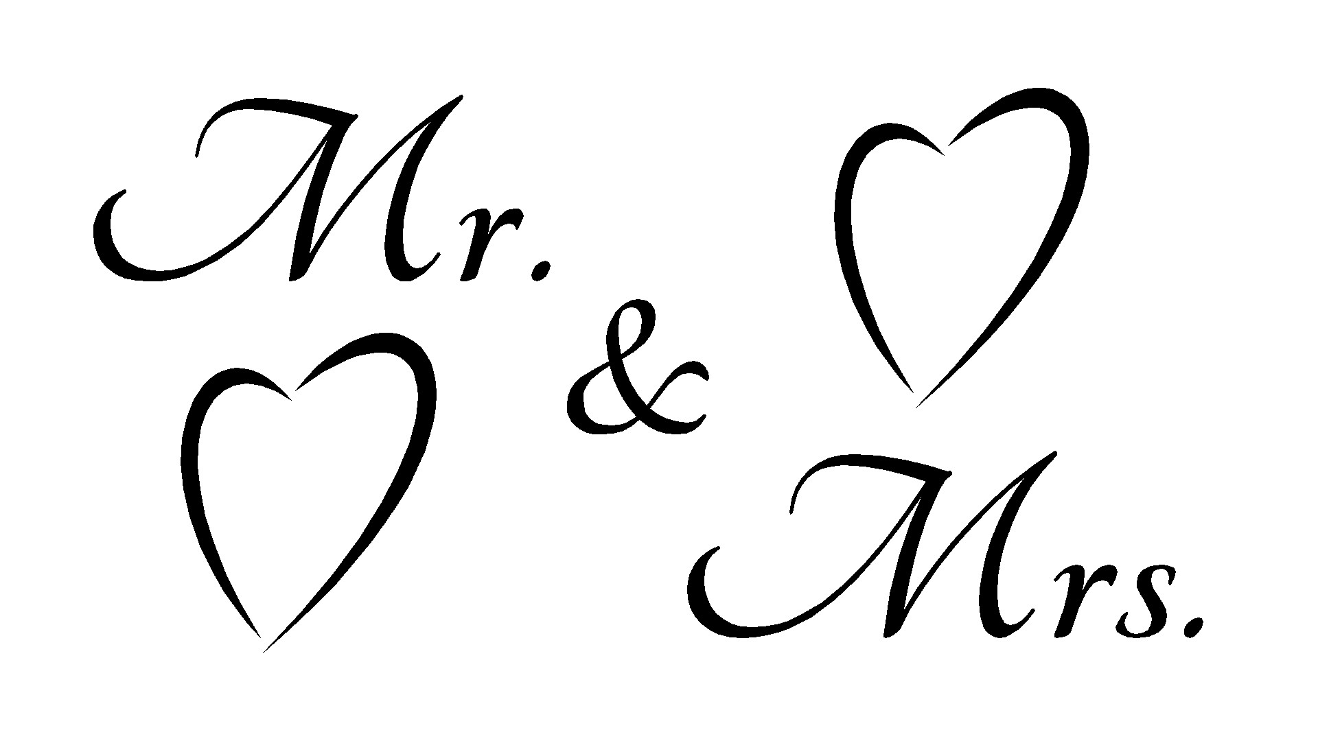 

Mr&mrs Napisy naklejki na ścianę Sypialnia 100