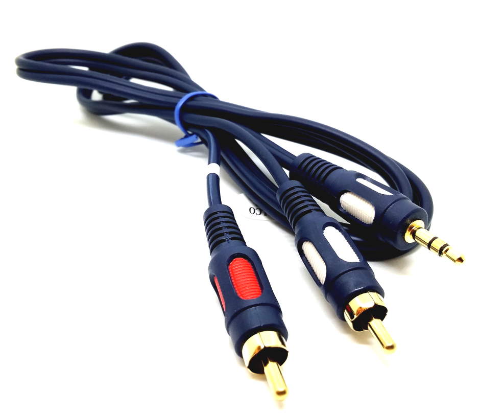 

Przyłącze kabel Chinch 2x Rca na Jack 3.5mm 5m