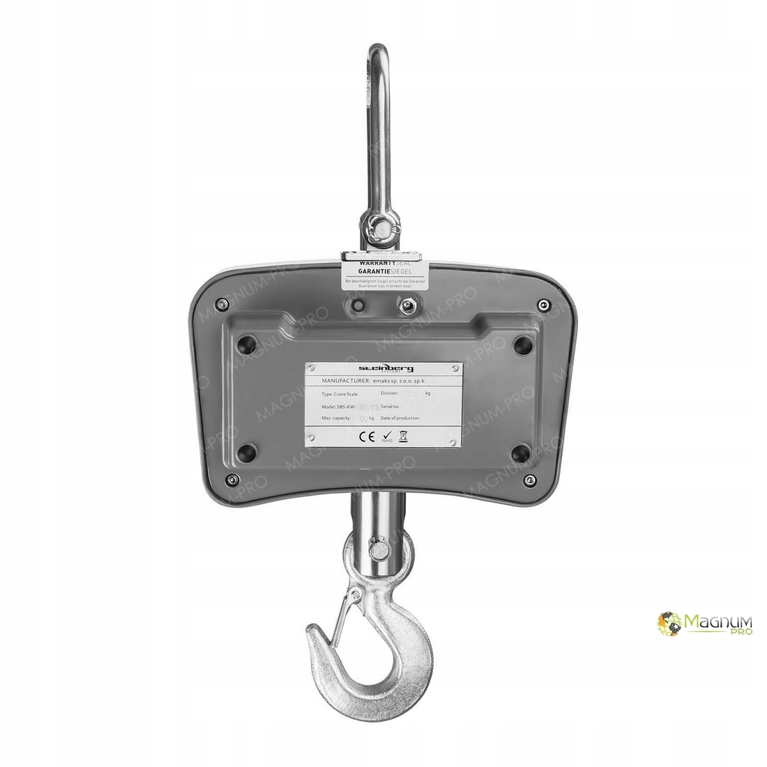 WAGA HAKOWA 1 TONA WISZĄCA PRZEMYSŁOWA DŹWIGOWA Informacje dodatkowe funkcja TARA wbudowany akumulator