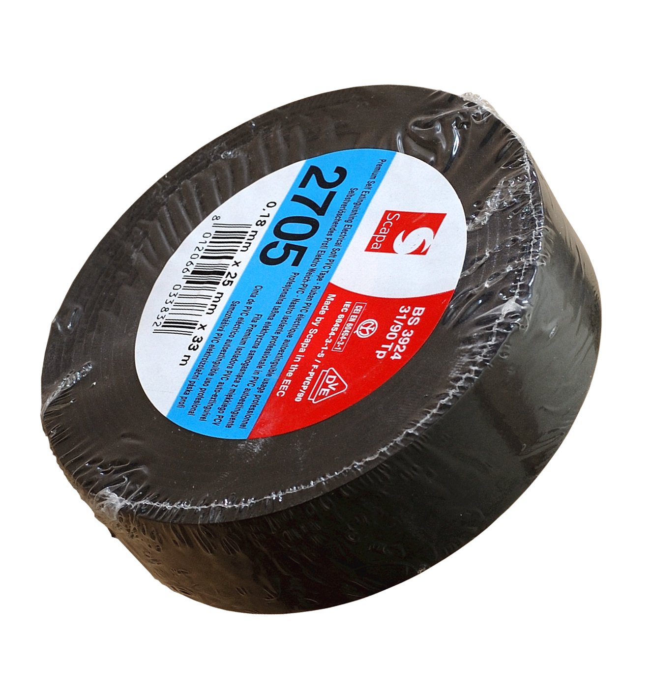 

Taśma izolacja extra Scapa 2705 25mm/33m czarna