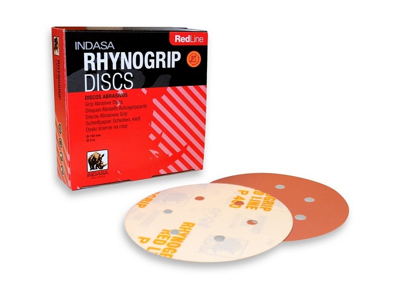 

5 x Indasa Krążek ścierny Rhynogrip 6H Red P240
