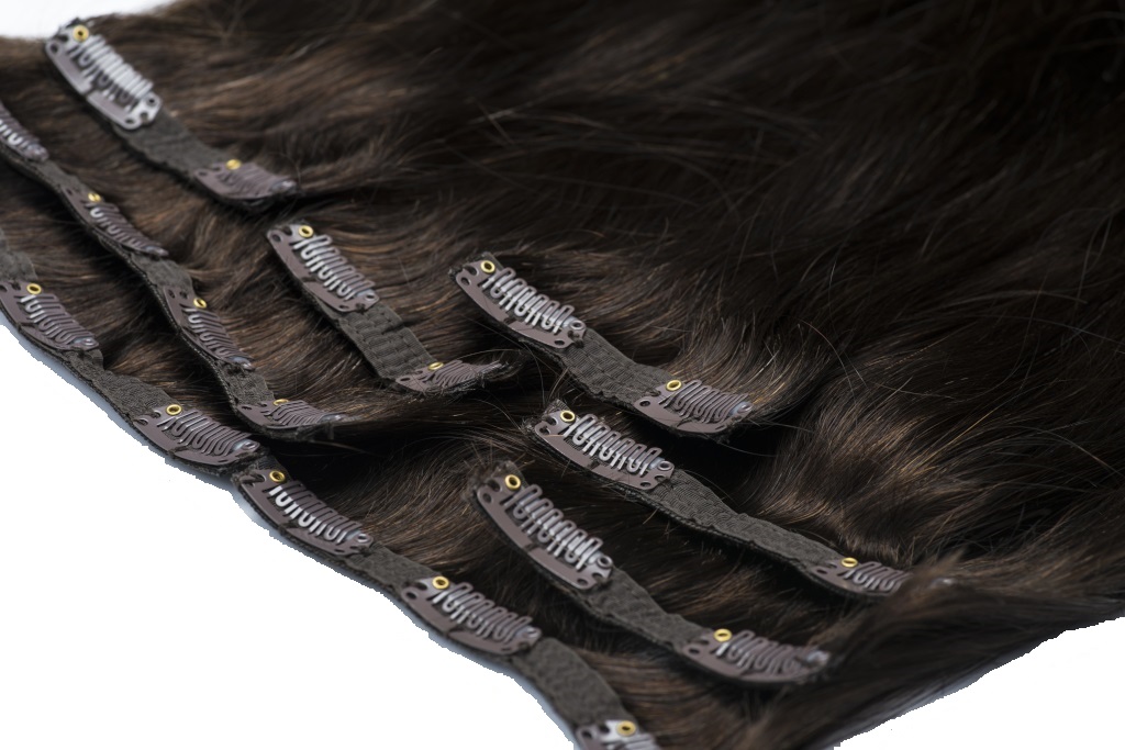 Přírodní Vlasy Clip In On Dvojité 55cm 60cm připínací