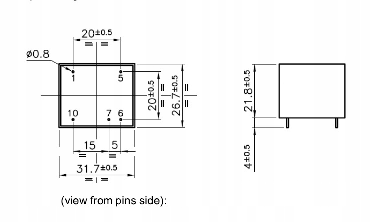 ZASILACZ do druku 5V DC 400mA Myrra Kod producenta M47246