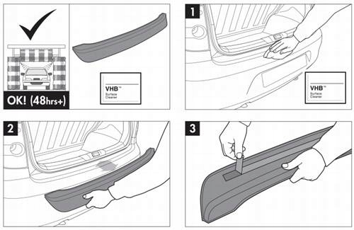 LISTWA OCHRONNA ZDERZAKA BMW 5 F07 GT M SPORT 09- Producent RGM