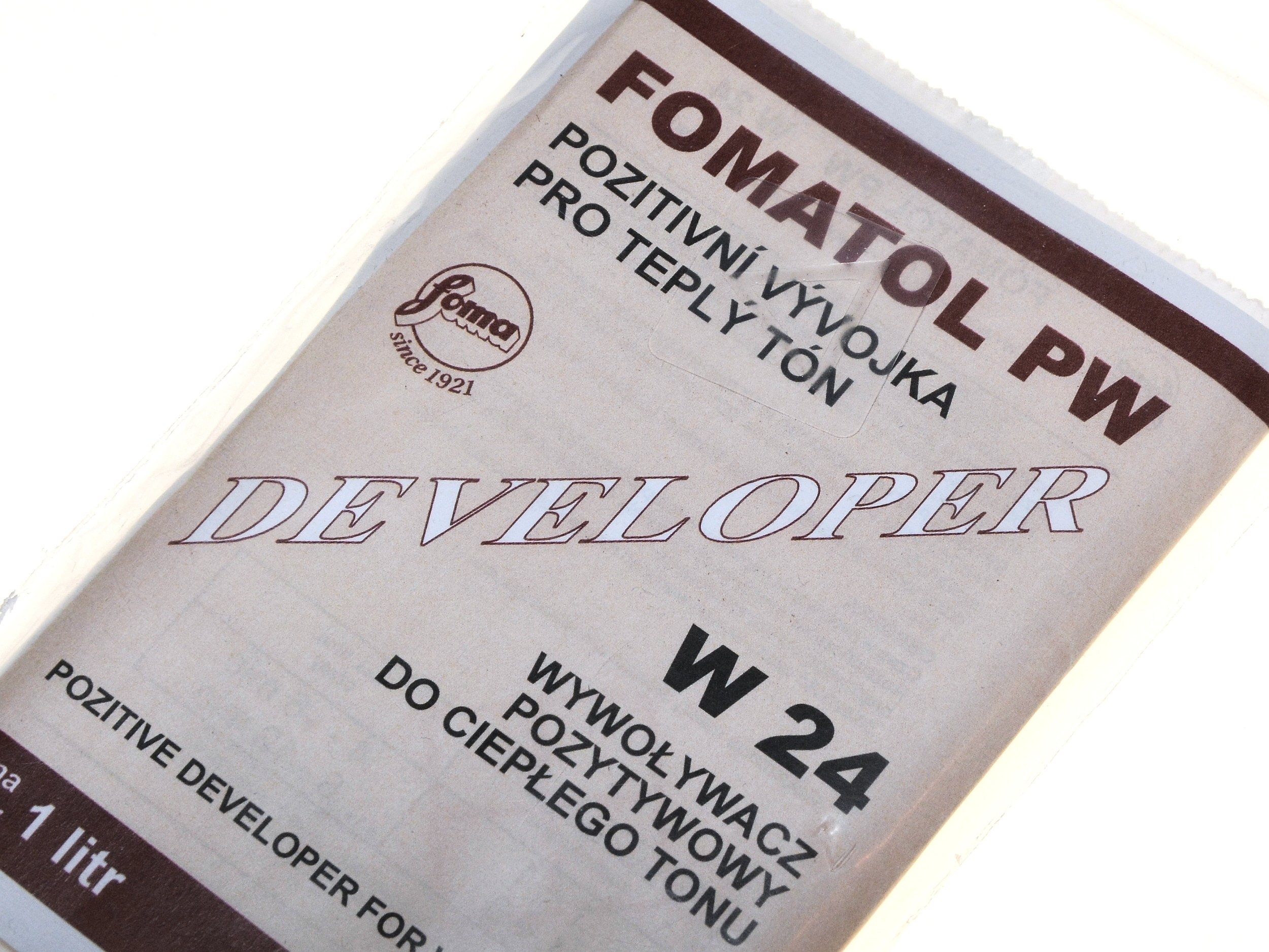 

Foma Fomatol W24 ciepłotonowy do zdjęć odbitek Bw