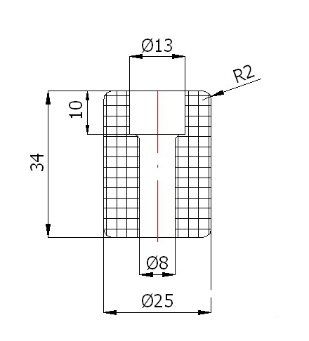 fi 25 ROLKA BRAMOWA PROWADZĄCA ROLKI BRAMOWE Kod producenta X