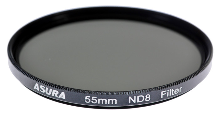 

Filtr Pełny Szary 55mm Szkło Optyczne NDx8 Asura
