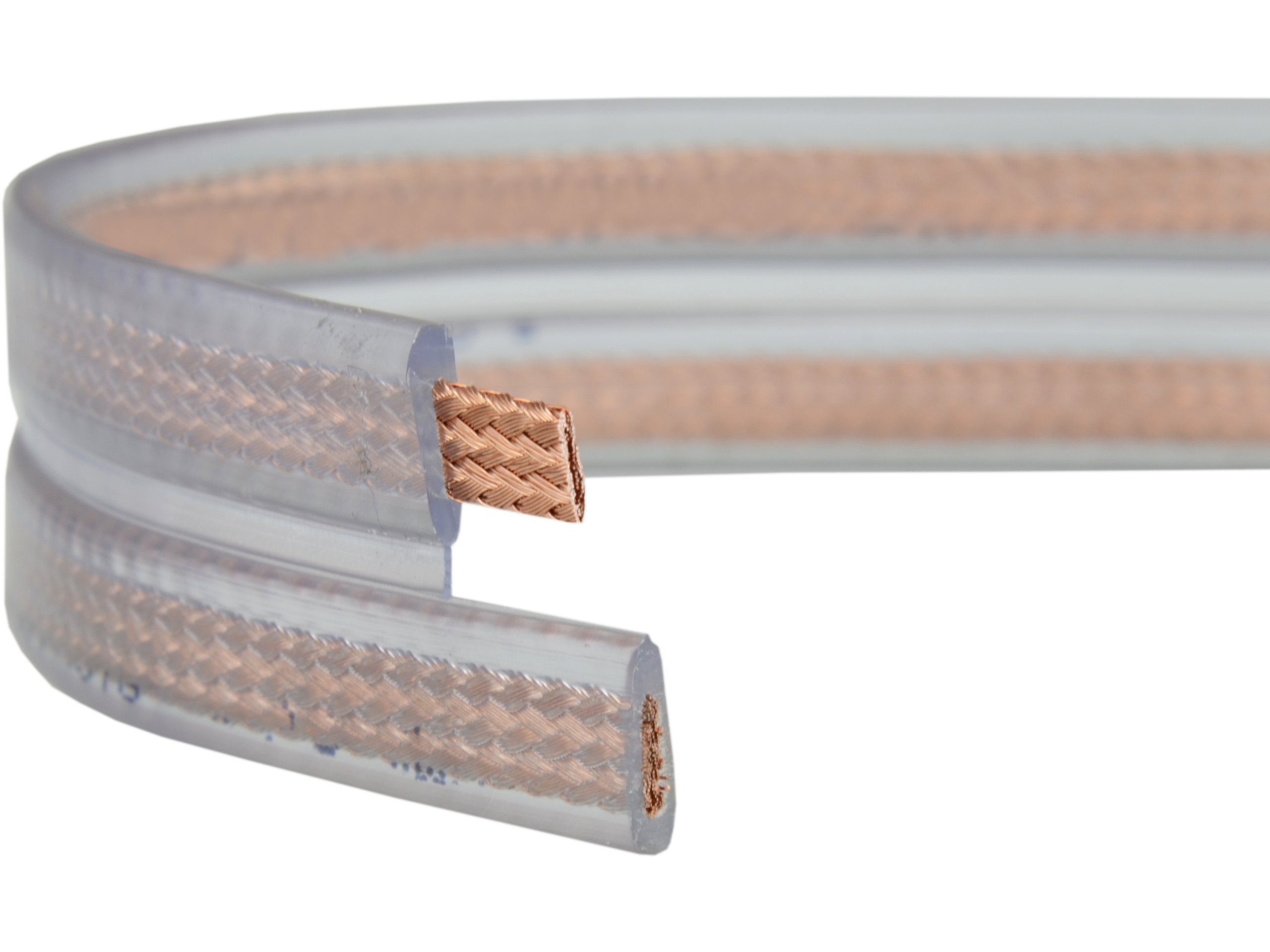 

Polski kabel przewód głośnikowy 2x2,5 Ofc płaski