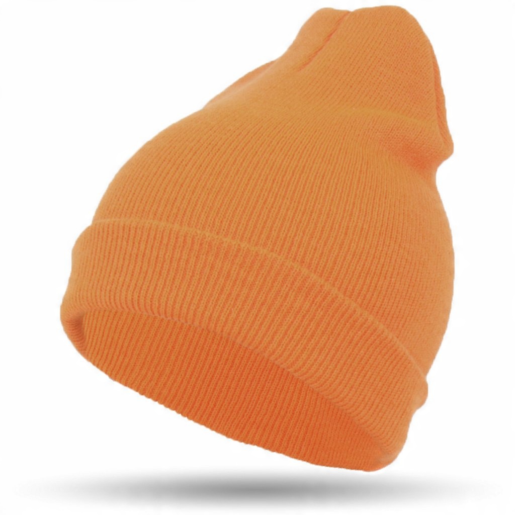 

W242T Czapka Zimowa Haker Krasnal Beanie B.pomarań