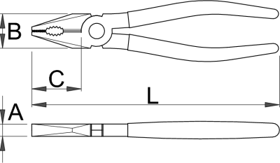 Szczypce uniwersalne VDE izolowane 160mm Unior Marka Unior