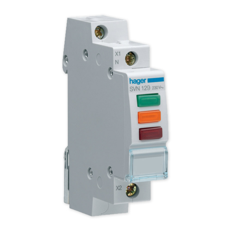

Hager Lampka modułowa 3F 3-kolory 230-400V SVN129