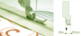 Wąska Stopka do Wszywania Zamków Lewa - P36LN EAN (GTIN) 6944178514768