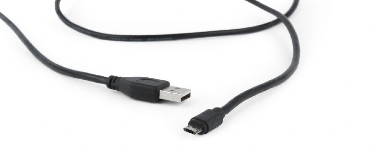 Kabel Gembird CC-USB2-AMmDM-6 czarny 1,8 m