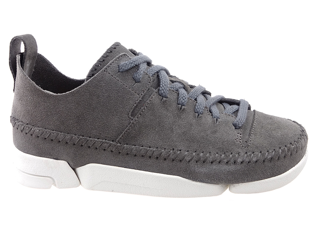 

-17% Clarks Trigenic buty 26121913 szare, skóra 38