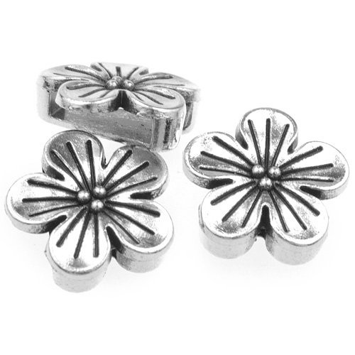 Ozdobna Nakładka Na Rzemienie Kwiatek 16mm 1szt