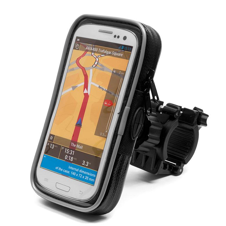 

Uchwyt motocyklowy z etui na telefon nawigację 167