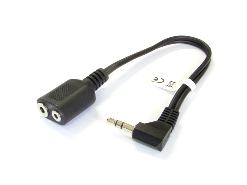 Przejście Jack 3,5mm na gniazdo Jack 3,5mm 2,5mm