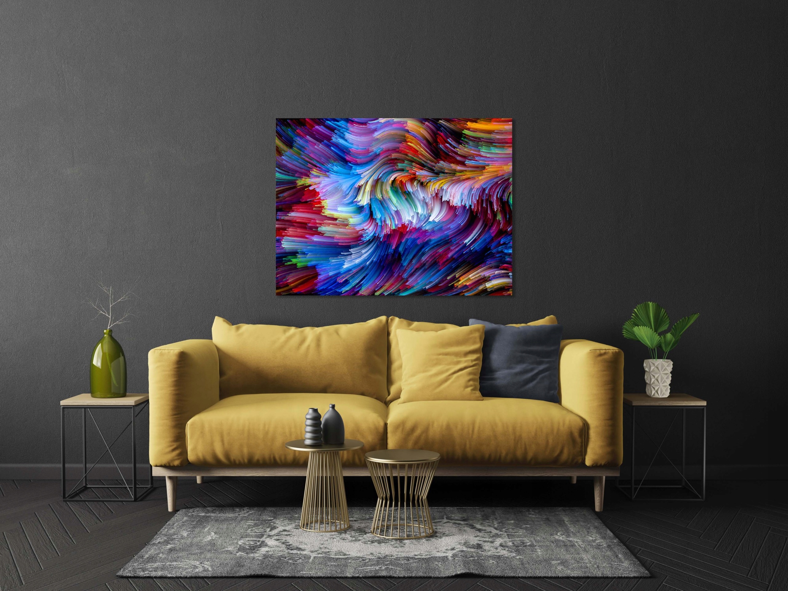 OBRAZ na płótnie ABSTRAKCJA 88285478 120x80 WZORY Marka inna