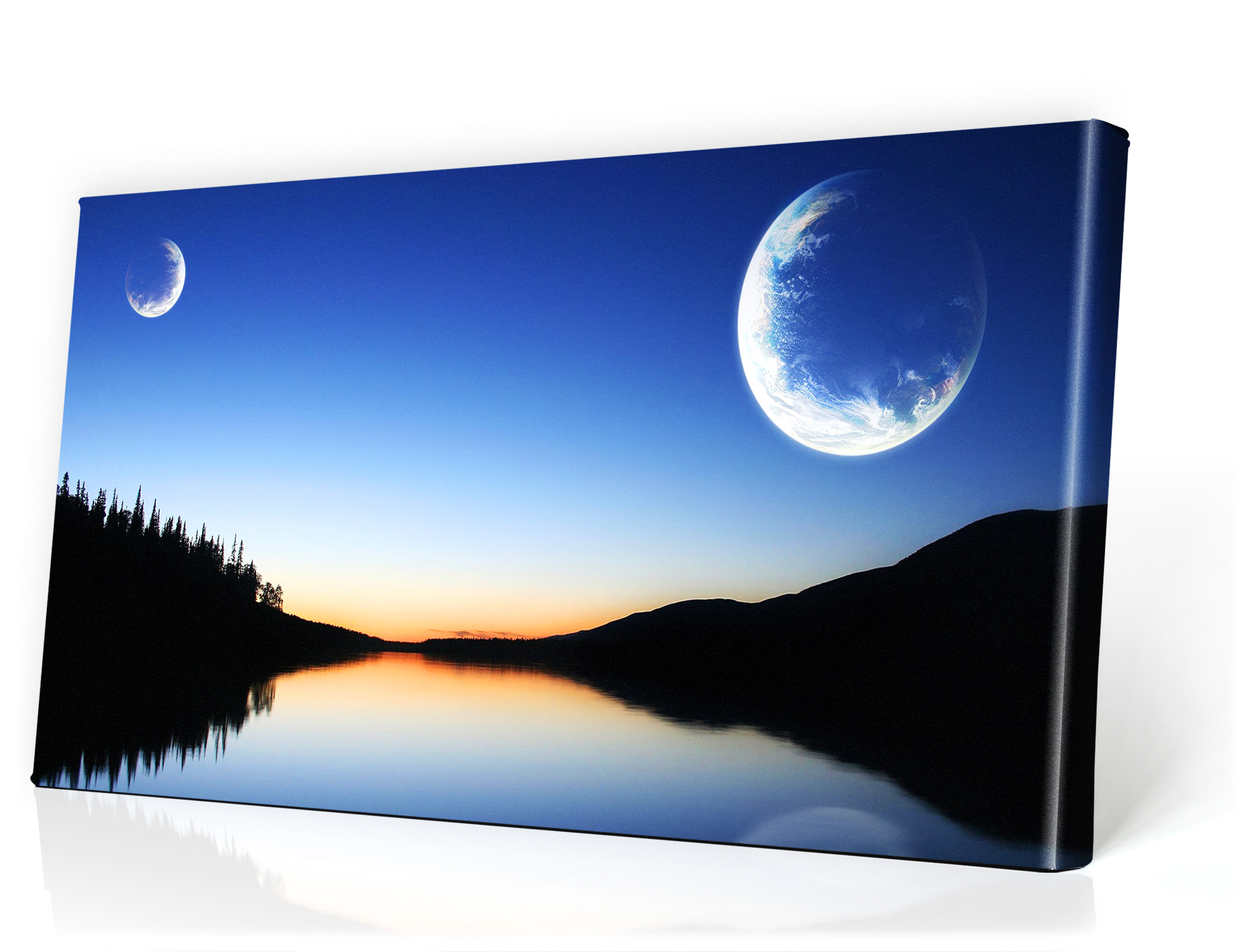

obraz Natura Krajobraz Panorama 120x50cm Księżyc