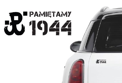 

Naklejka na auto Pamiętamy 1944 muzeum powstania