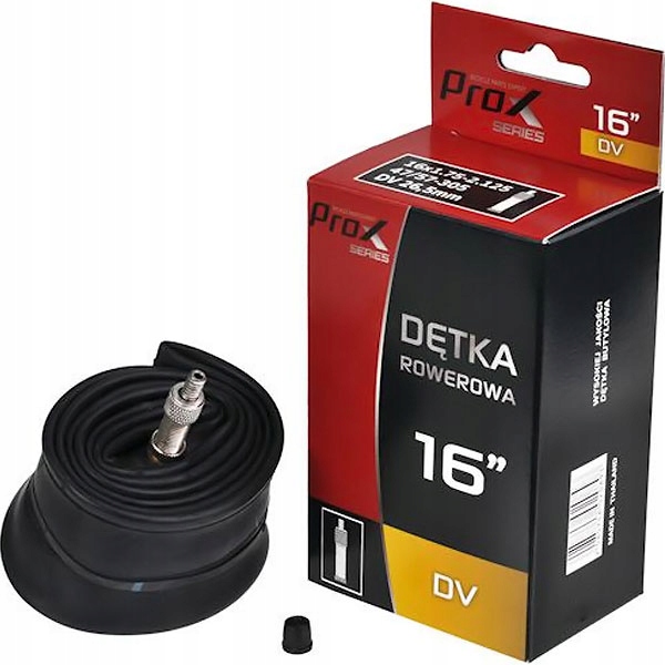 

Dętka Rowerowa 16x1,75-2,125 (od 47 do 57-305) DV