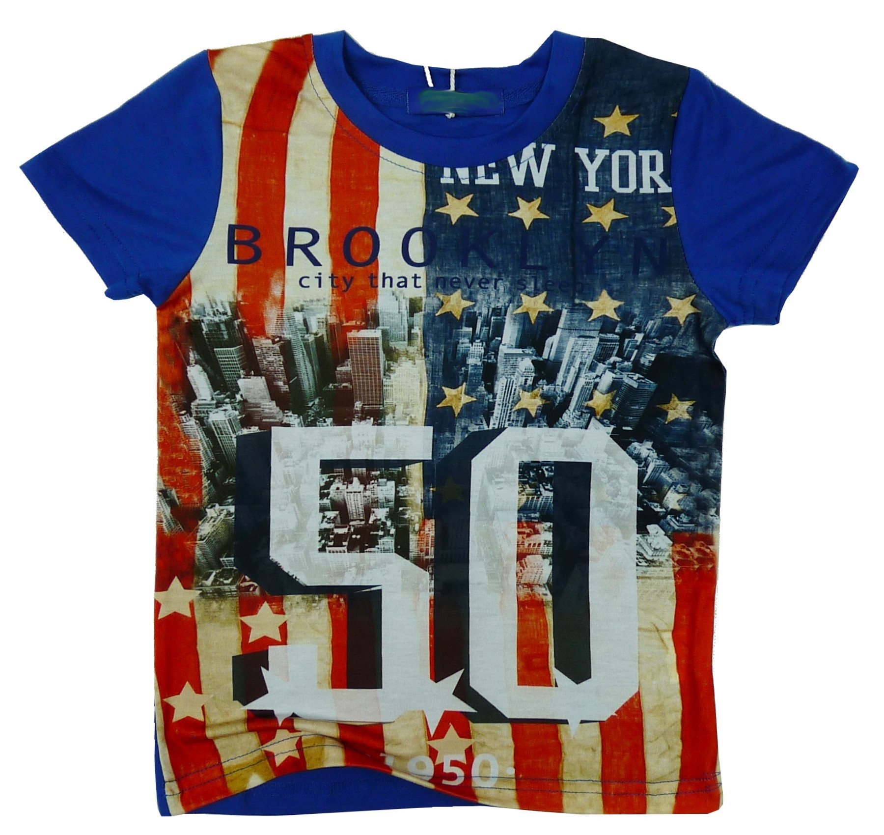 

Bluzka T-shirt 50 Brooklyn rozm. 110/116 Denim