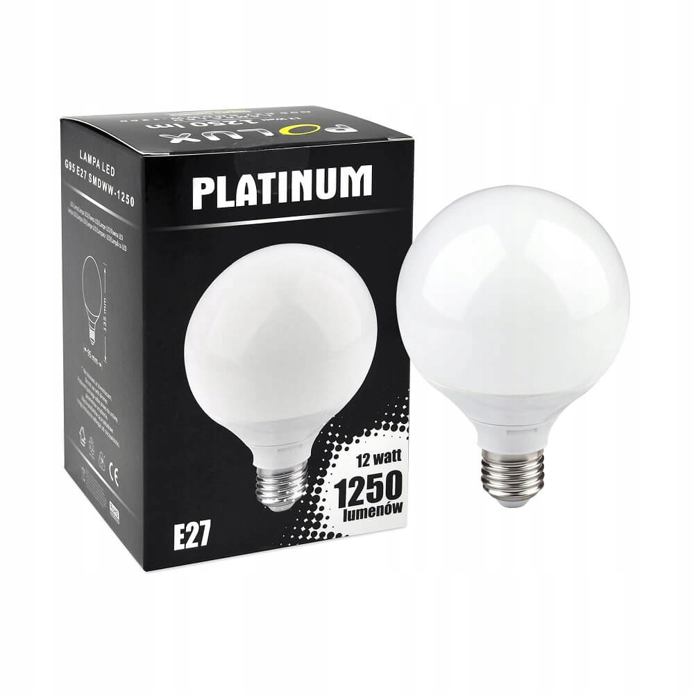 

Żarówka Led E27 G95 14W 1250lm Polux 3000K Ciepła