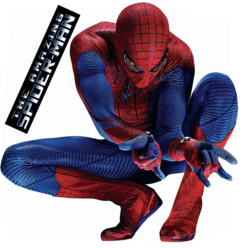 SPIDERMAN - ogromna naklejka ścienna - 100 cm!!! Bohater inny